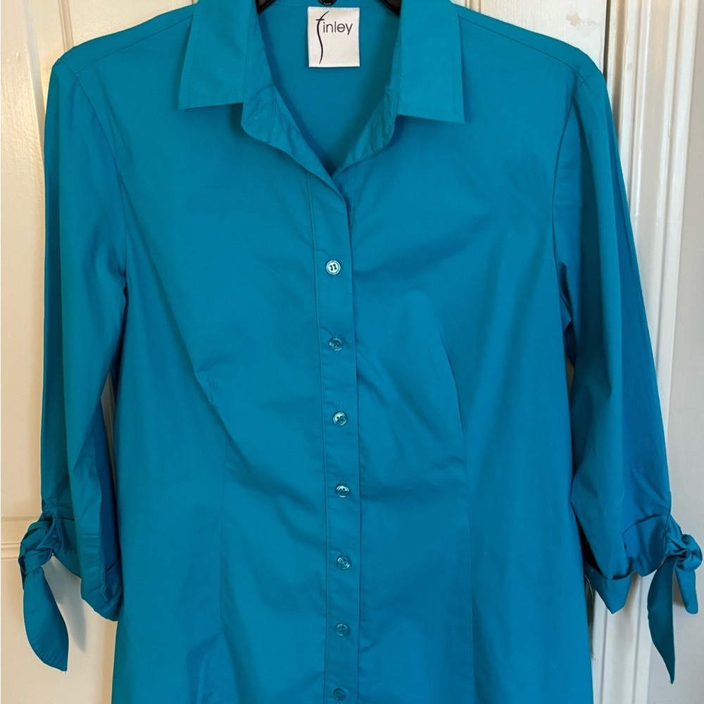 Finley Turquoise Shirt - size 6